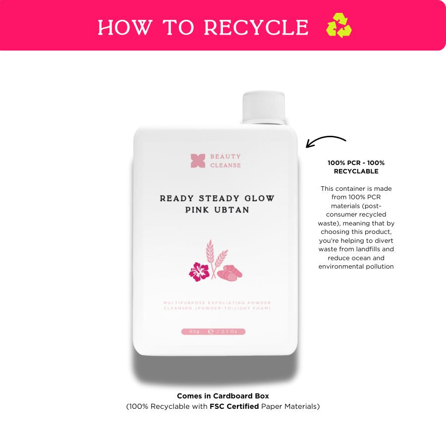 Pink Ubtan | Vegan Powder Cleanser & Face Mask