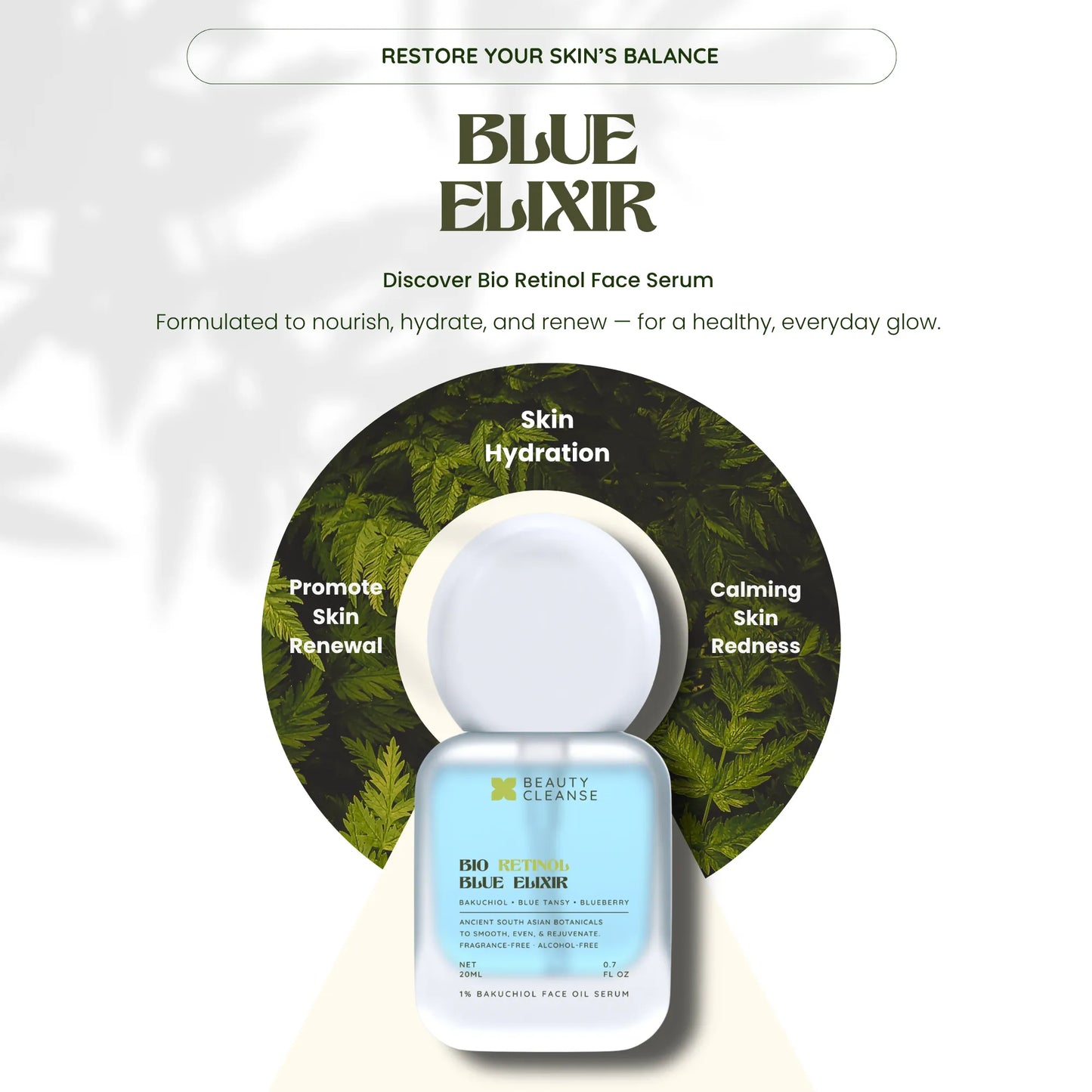 Face Serum BLUE ELIXIR BIO-RETINOL
