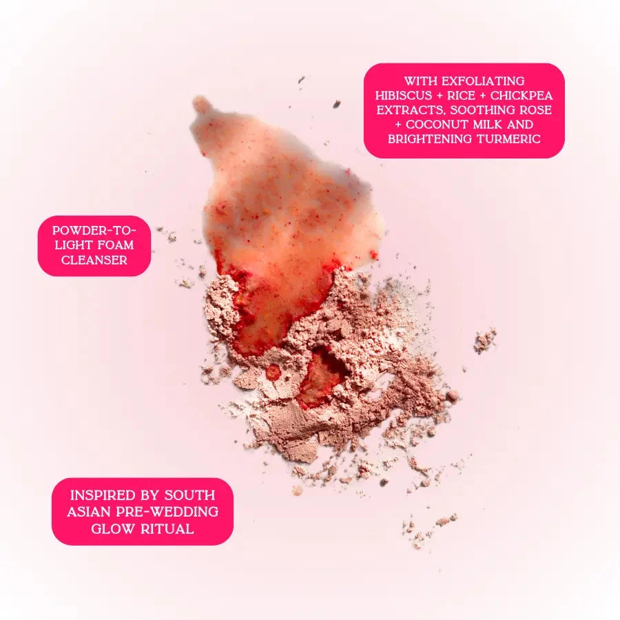 Face Cleanser Pink Ubtan | Vegan Powder Cleanser & Face Mask