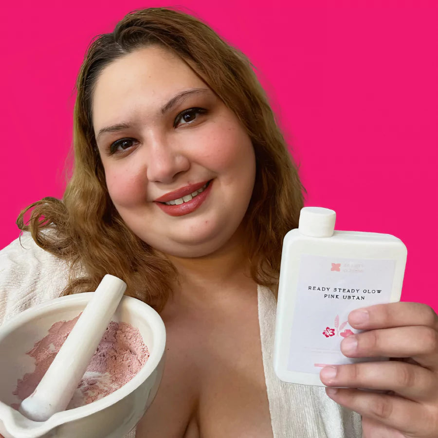 Pink Ubtan | Vegan Powder Cleanser & Face Mask