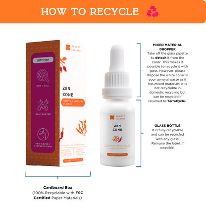 Zen Zone | Carrot + Algae Face Oil Serum