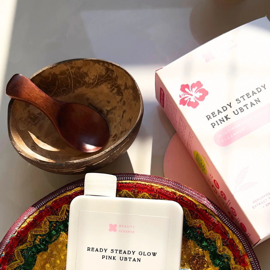 Coconut Shell Bowl and Spoon Set | Face Mask Mixing Bowl